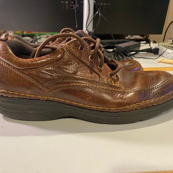 G.H. Bass & Co - Size 9M - Mens Brown Stanley Leather Shoes 1683-200 main image 7